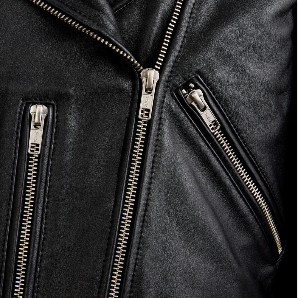 Quince 100% Leather motorcycle jacket - Picture 10 of 13